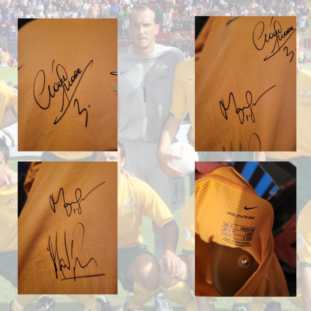 Australia multi signed jersey