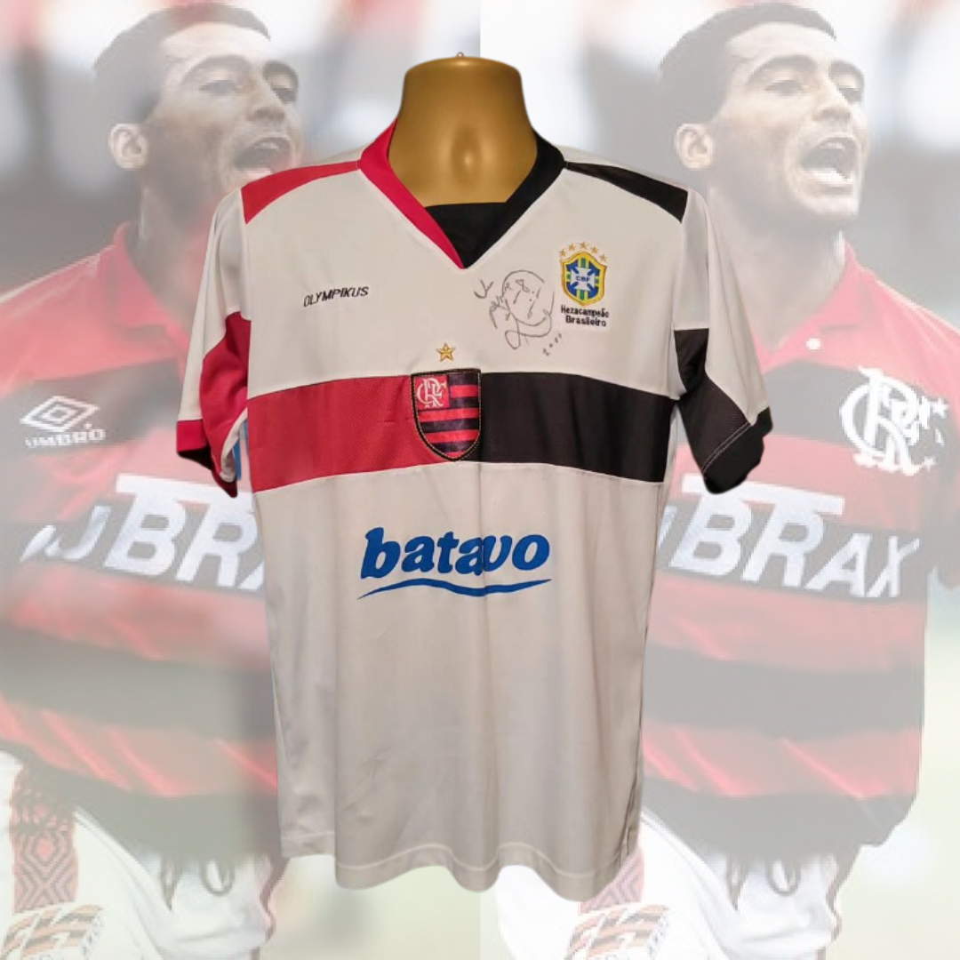 Romario signed Flamengo jersey